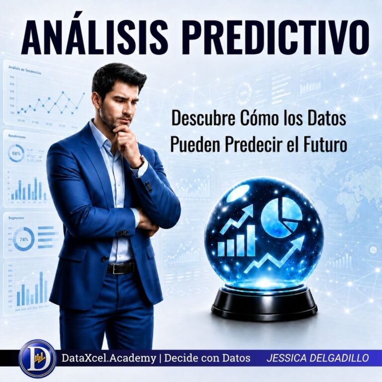 Análisis predictivo para descubrir cómo los datos pueden predecir el futuro en la toma de decisiones empresariales.