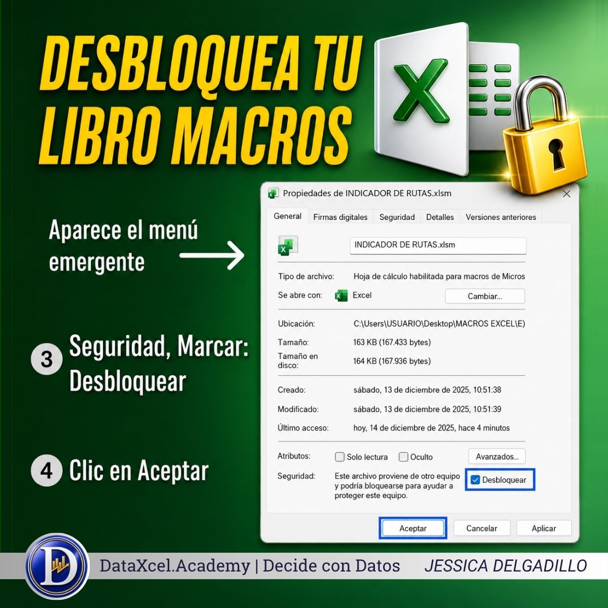 Archivo de Excel bloqueado por seguridad con macros deshabilitadas