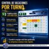 Gestión de vacaciones del personal en Excel con macros.